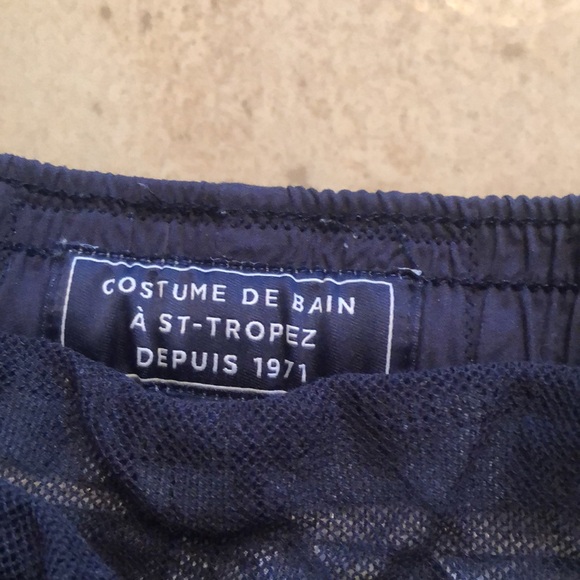 Swim trunks by Vilebrequin + Madhappy. Black with red &yellow flowers.sz M - Picture 2 of 7